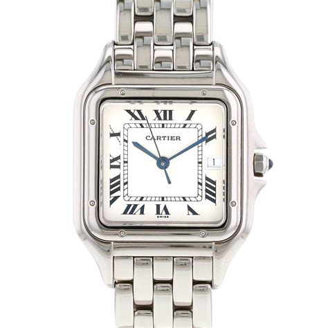 orologio cartier panthere ruban in oro bianco e diamanti|Orologi Panthère de Cartier.